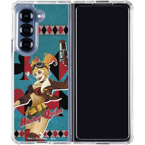 DC Comics Bombshells Harley Quinn Galaxy Z Fold6 Clear Case
