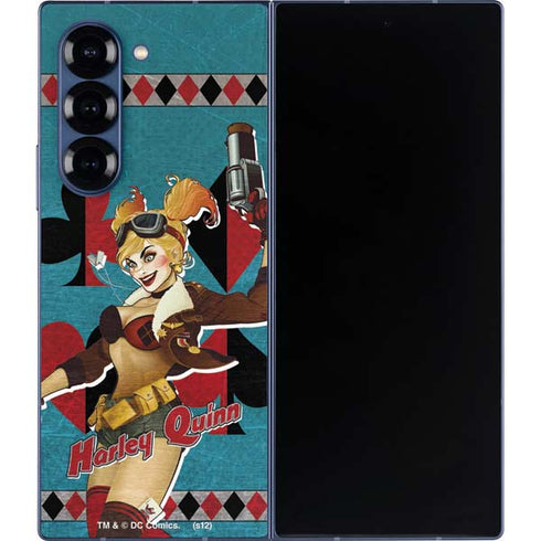DC Comics Bombshells Harley Quinn Galaxy Z Fold6 Skin