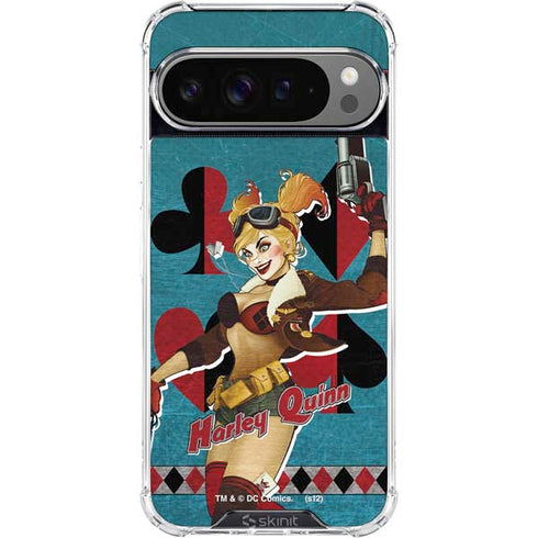DC Comics Bombshells Harley Quinn Google Pixel 10 Pro XL Clear Case