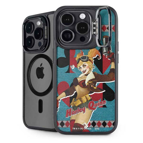 DC Comics Bombshells Harley Quinn iPhone 14 Pro Max Kickstand Case