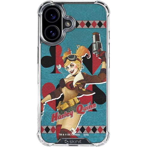 DC Comics Bombshells Harley Quinn iPhone 16 Plus Clear Case
