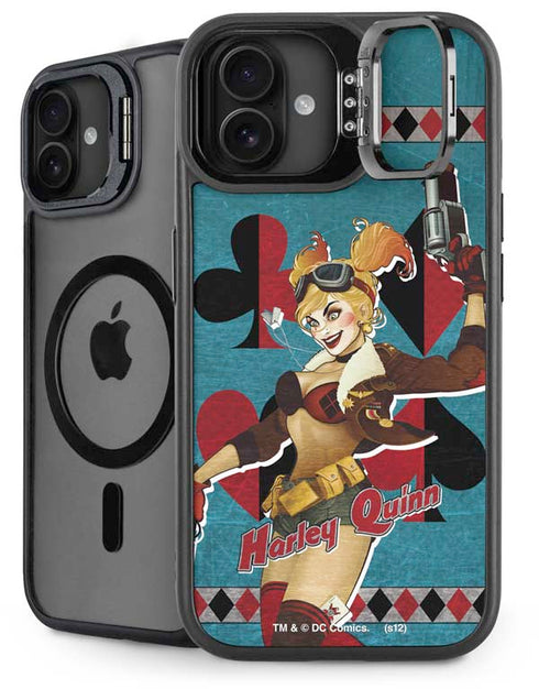 DC Comics Bombshells Harley Quinn iPhone 16 Plus Kickstand Case