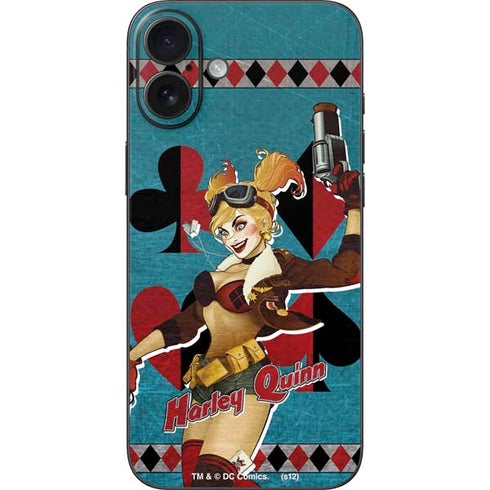 DC Comics Bombshells Harley Quinn iPhone 16 Plus Skin