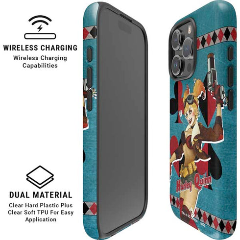 DC Comics Bombshells Harley Quinn iPhone 16 Pro Magsafe Impact Case