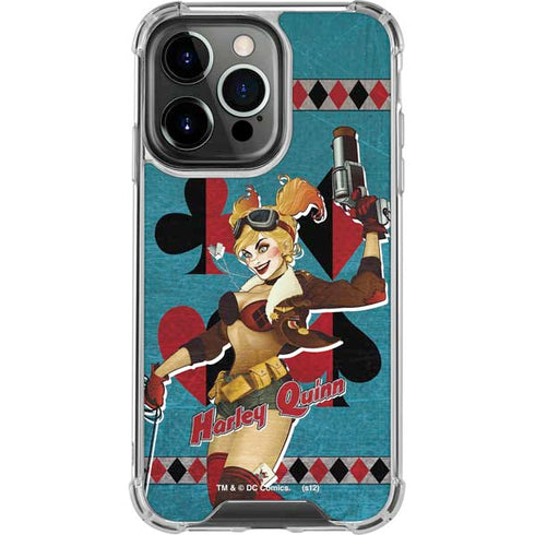 DC Comics Bombshells Harley Quinn iPhone 16 Pro Max Clear Case