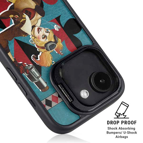 DC Comics Bombshells Harley Quinn iPhone 16e Kickstand Case