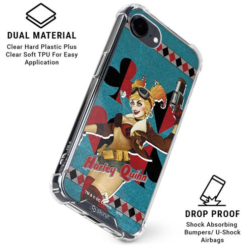 DC Comics Bombshells Harley Quinn iPhone 16e Clear Case