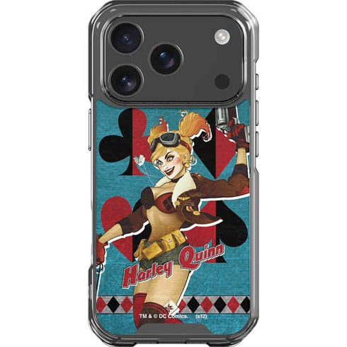 DC Comics Bombshells Harley Quinn iPhone 18 Pro Clear Case