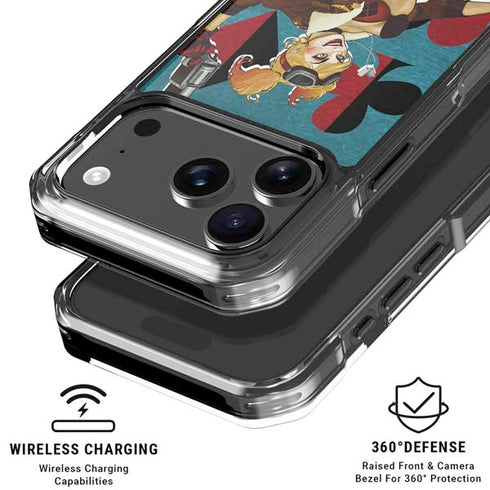 DC Comics Bombshells Harley Quinn iPhone 18 Pro Clear Case