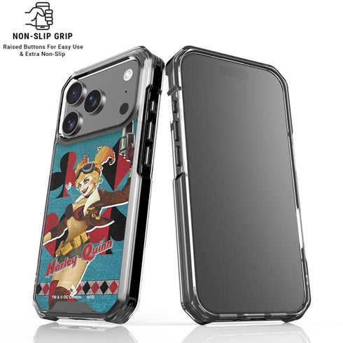 DC Comics Bombshells Harley Quinn iPhone 18 Pro Clear Case