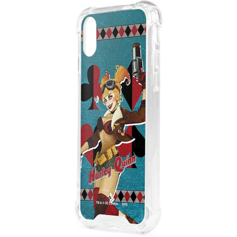 DC Comics Bombshells Harley Quinn iPhone XS Clear Case