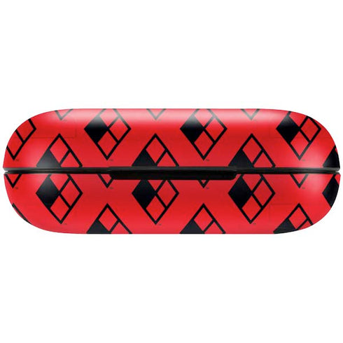 DC Comics Harley Quinn Logo Pattern Amazon Echo Buds Skin
