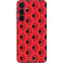 DC Comics Harley Quinn Logo Pattern Galaxy A35 5G Skin