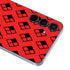 DC Comics Harley Quinn Logo Pattern Galaxy A35 5G Skin
