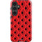 DC Comics Harley Quinn Logo Pattern Galaxy S25 Plus Impact Case