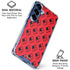 DC Comics Harley Quinn Logo Pattern Galaxy S25 Clear Case