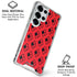 DC Comics Harley Quinn Logo Pattern Galaxy S25 Ultra Clear Case