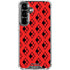 DC Comics Harley Quinn Logo Pattern Galaxy S26 Clear Case