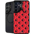 DC Comics Harley Quinn Logo Pattern Galaxy S26 Kickstand Case
