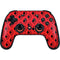 DC Comics Harley Quinn Logo Pattern Google Stadia Controller Skin