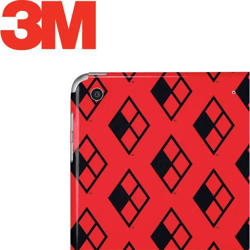 DC Comics Harley Quinn Logo Pattern Apple iPad Skin