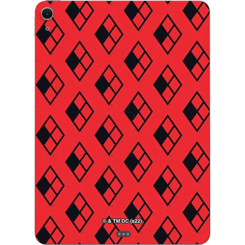 DC Comics Harley Quinn Logo Pattern Apple iPad Air Skin