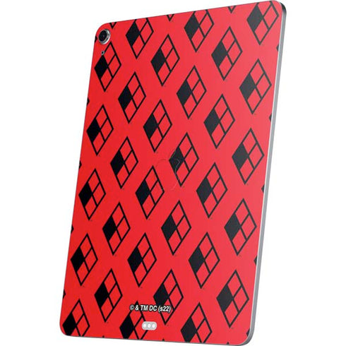 DC Comics Harley Quinn Logo Pattern Apple iPad Air Skin