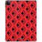 DC Comics Harley Quinn Logo Pattern iPad Pro 11in (2024) Clear Case