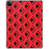 DC Comics Harley Quinn Logo Pattern iPad Pro 11in (2024) Clear Case