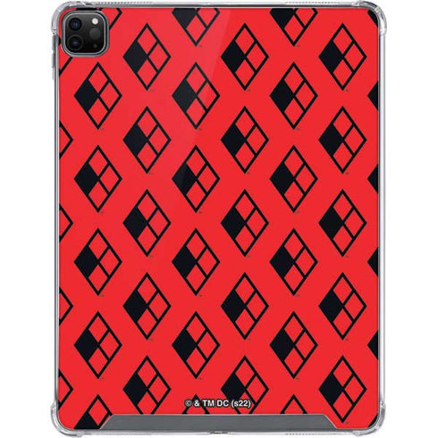 DC Comics Harley Quinn Logo Pattern iPad Cases