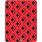 DC Comics Harley Quinn Logo Pattern iPad Pro 13in M4 (2024) Skin
