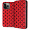 DC Comics Harley Quinn Logo Pattern iPhone 15 Pro Max Folio Case