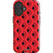 DC Comics Harley Quinn Logo Pattern iPhone 16 Impact Case