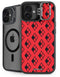 DC Comics Harley Quinn Logo Pattern iPhone 16 Plus Kickstand Case