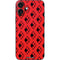 DC Comics Harley Quinn Logo Pattern iPhone 16 Plus Skin