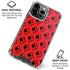 DC Comics Harley Quinn Logo Pattern iPhone 16 Pro Clear Case