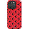 DC Comics Harley Quinn Logo Pattern iPhone 16 Pro Impact Case