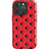 DC Comics Harley Quinn Logo Pattern iPhone 16 Pro Impact Case