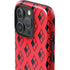 DC Comics Harley Quinn Logo Pattern iPhone 16 Pro Impact Case