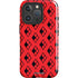 DC Comics Harley Quinn Logo Pattern iPhone 16 Pro Magsafe Impact Case