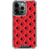 DC Comics Harley Quinn Logo Pattern iPhone 16 Pro Max Clear Case