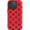 DC Comics Harley Quinn Logo Pattern iPhone 16 Pro Max Impact Case