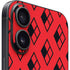DC Comics Harley Quinn Logo Pattern iPhone 16 Skin