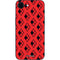 DC Comics Harley Quinn Logo Pattern iPhone 16e Skin