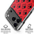DC Comics Harley Quinn Logo Pattern iPhone 18 Pro Clear Case
