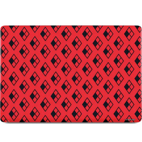 DC Comics Harley Quinn Logo Pattern MacBook Skins