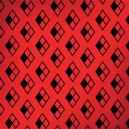 DC Comics Harley Quinn Logo Pattern MacBook Skins