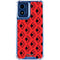 DC Comics Harley Quinn Logo Pattern Moto G Play 4G (2024) Clear Case