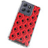 DC Comics Harley Quinn Logo Pattern Moto G Power 5G (2025) Clear Case