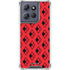 DC Comics Harley Quinn Logo Pattern Moto G Stylus 5G (2025) Clear Case